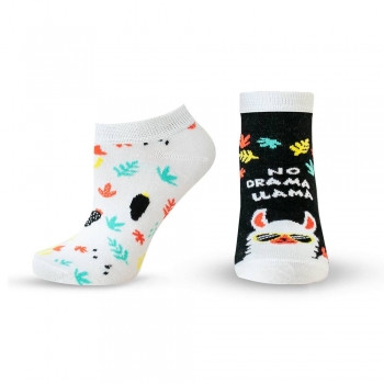 FOOTTOPIA Чорапи къси/до глезен/, дизайн лама памук р-р 39-42 х 1 • Цена