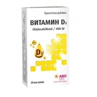 ВИТАМИН D3 КАПКИ 20МЛ АРОМАНИЯ 4,44&nbsp;&euro;&nbsp; от Vitania.bg