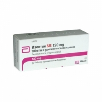ИЗОПТИН SR ТАБЛ. 120 мг.х 20  2,25&nbsp;&euro;&nbsp; от Vitania.bg