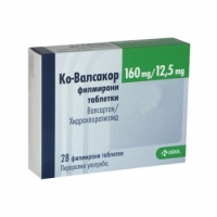 КО-ВАЛСАКОР ФИЛМ ТАБЛ.160 мг./12,5 мг.х 28 КРКА 5,80&nbsp;&euro;&nbsp; от Vitania.bg