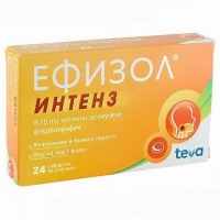 ЕФИЗОЛ ИНТЕНЗ тбл.за смучене 8.75мг.х24 7,52&nbsp;&euro;&nbsp; от Vitania.bg